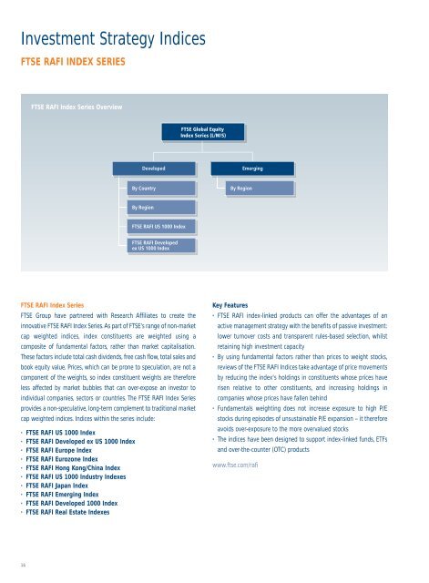 FTSE Products Brochure