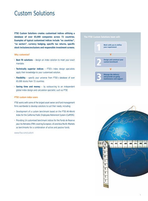 FTSE Products Brochure
