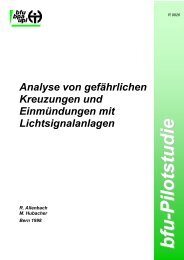 Analyse von gefährlichen Kreuzungen und Einmündungen mit ...