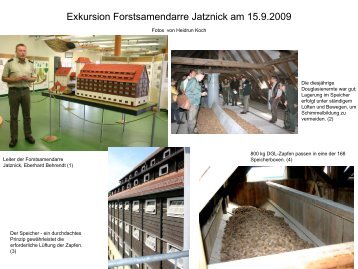 Exkursion Forstsamendarre Jatznick - Fotos