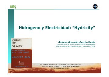 Hidrógeno y Electricidad: “Hydricity” g y y y