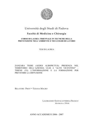 Università degli Studi di Padova - Formazione e Sicurezza