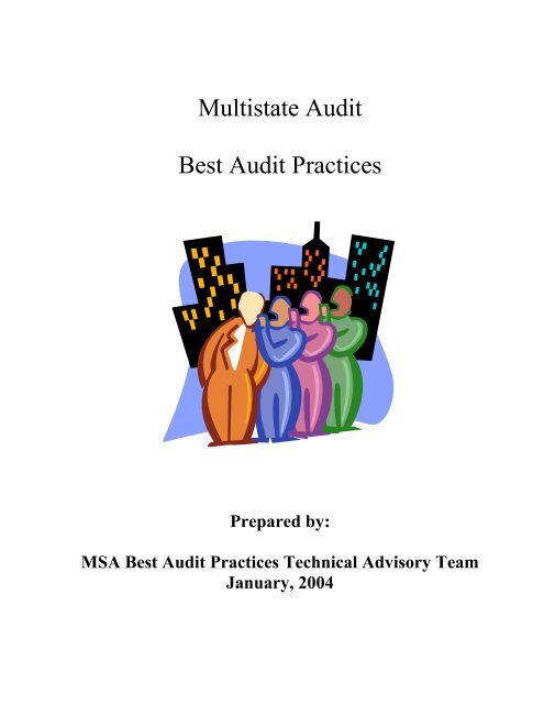 Multistate Audit Best Audit Practices - California Franchise Tax Board