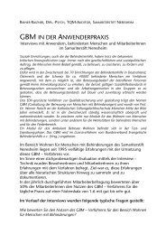 GBM IN DER ANWENDERPRAXIS