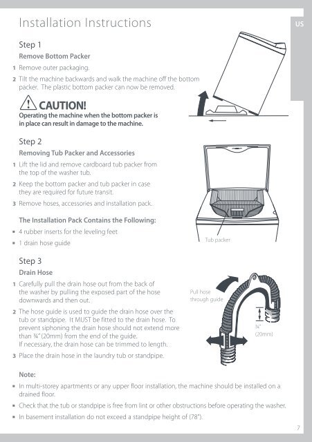 Lavadora automática Lave linge automatique ... - Fisher & Paykel