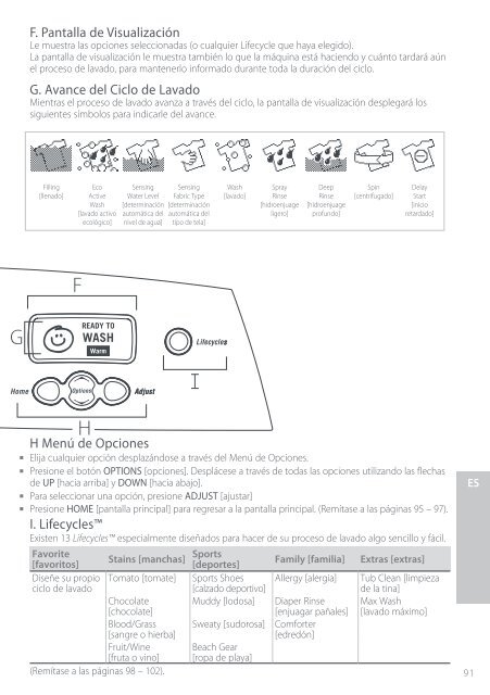 Lavadora automática Lave linge automatique ... - Fisher & Paykel