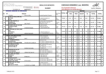 CHEVAUX HONGRES 3 ans MONTES - France Dressage