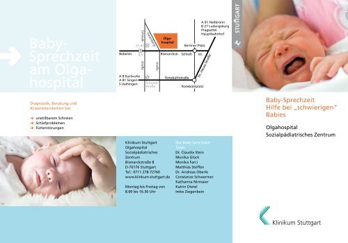 Flyer Babysprechzeit - GAIMH