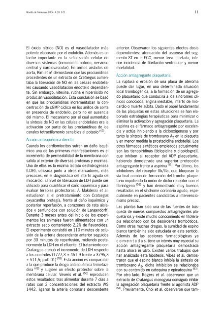 La sumidad florida del espino blanco en terapéutica ... - Fitoterapia.net