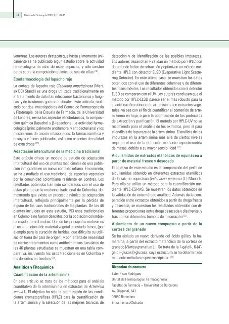 Hemeroteca - Fitoterapia.net