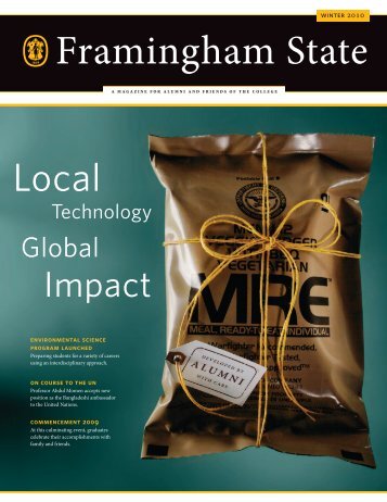 Framingham University Alumni Magazine Winter 2010