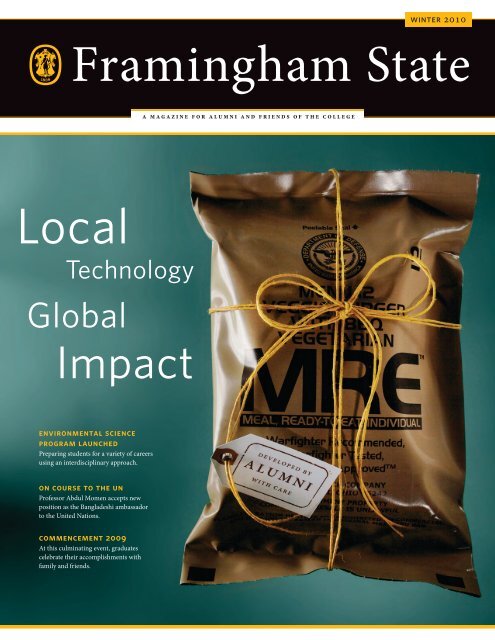 Framingham University Alumni Magazine Winter 2010