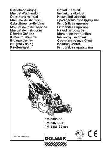 PM-5360 S3 PM-5360 S3E PM-5365 S3 pro Betriebsanleitung ...