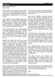 Ausgabe 164 Grußwort - FSV Dörnberg