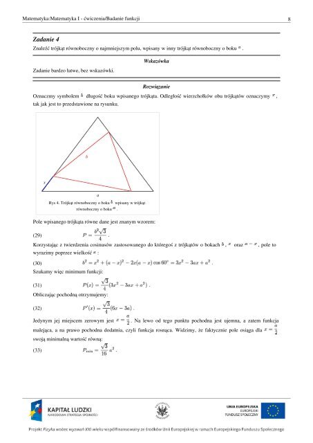 Matematyka:Matematyka I - ćwiczenia/Badanie funkcji