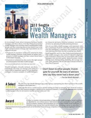 Five Star Wealth Managers - Five Star Professional