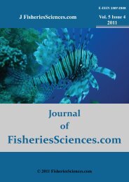 Journal of FisheriesSciences.com