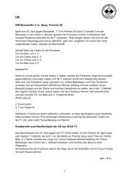 GW Brauweiler 3 vs. Spvg. Frechen 20 Kurzbericht zum ...