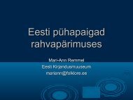 23.09. MA Mari-Ann Remmel, „Pühapaigad ja vaimne kultuuripärand”