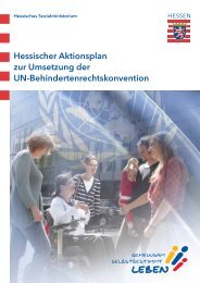 Hessischer Aktionsplan - Behindertenrechtskonvention der ...