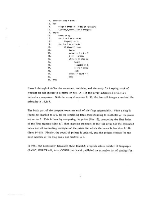 Sieve of Eratosthenes benchmarks for the Z8 FORTH microcontroller