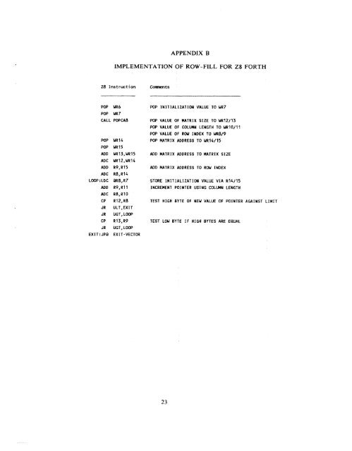 Sieve of Eratosthenes benchmarks for the Z8 FORTH microcontroller