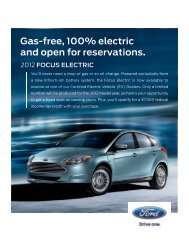 Gas-free, 100% electric and open for reservations. - Ford