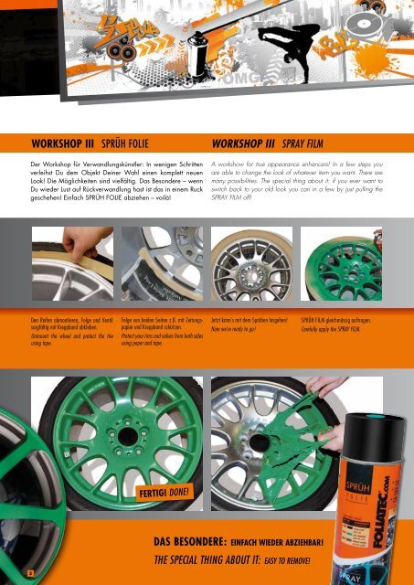 PRODUKT-KATALOG 2012 product cAtALoGuE 2012 - Foliatec