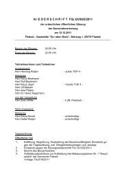 Protokoll Gemeindevertretung 12.12.2011 - Fitzbek