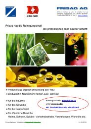 FS 36 Desinfectant - Frisag AG