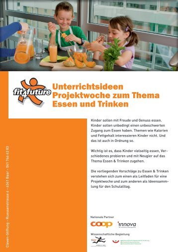 Unterrichtsideen Projektwoche zum Thema Essen und ... - Fit-4-Future