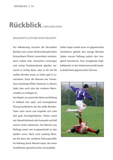 Ausgabe 8 - 07.03.2010 - FV Roßwag