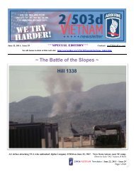 ~ The Battle of the Slopes ~ Hill 1338 - Firebase 319