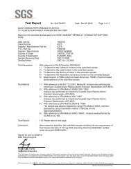 ThermaCool K275 SGS Report - Saint-Gobain Performance Plastics ...