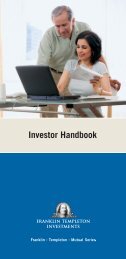 Investor Handbook - Franklin Templeton