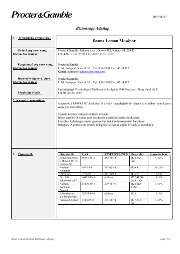 bonux lemon(reach)