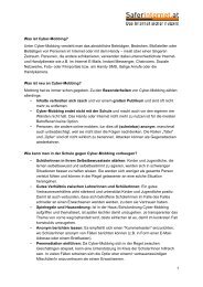 Cybermobbing Infoblatt (pdf) - Schule.at