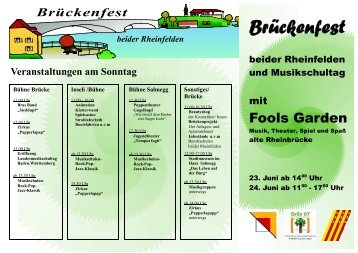 Flyer Brückenfest _ Carina Amrein - fricktal24.ch