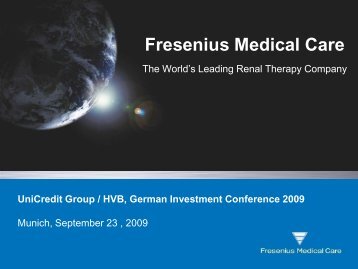 Presentation - Fresenius Medical Care