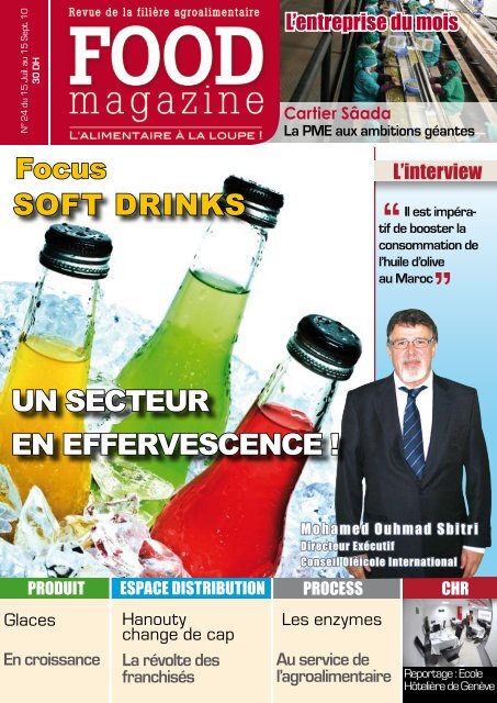soft drinks un secteur en effervescence - FOOD MAGAZINE