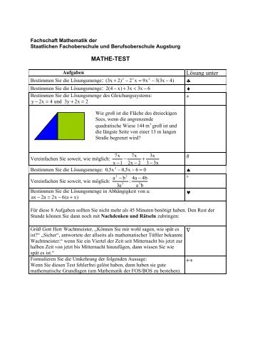 Mathetest (PDF)