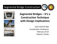 Segmental Bridge Construction - Florida Transportation Builders