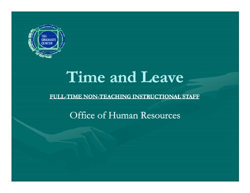 Time and Leave - CUNY Graduate Center