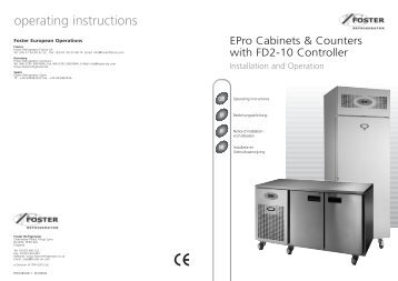 FOSTER GASTRO ECO PRO 2011 FD2-10