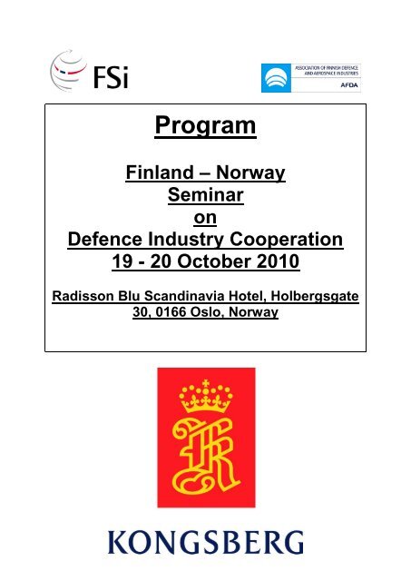 German-Norwegian Workshop on Armaments Co-operation - FSi