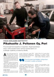 Pikahuolto J. Peltonen Oy, Pori - Fixus