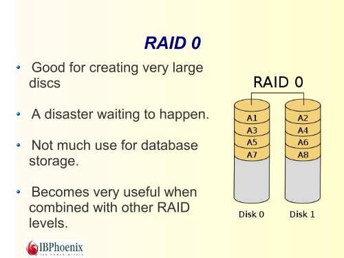 Firebird and RAID