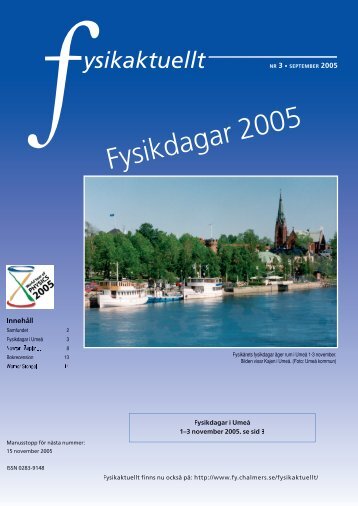 2005-3 - Svenska Fysikersamfundet
