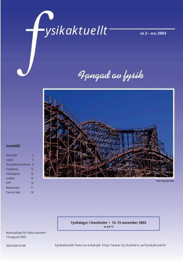 2003-2 - Svenska Fysikersamfundet