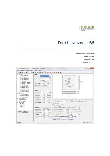 Durchstanzen – B6 - Frilo